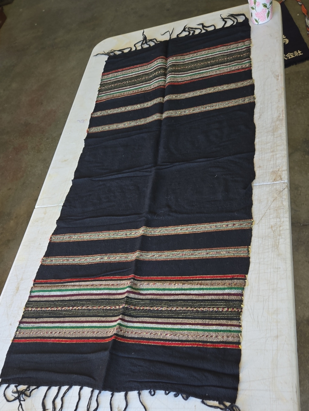 Afghan Wool Shawl